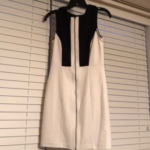 Black/white dress